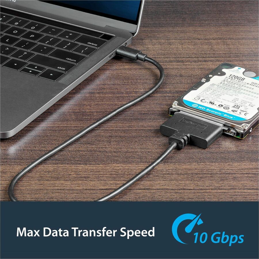 StarTech.com USB 3.1 (10Gbps) Adapter Cable for 2.5" SATA Drives - USB-C