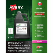 4" Width x 4" Length - Permanent Adhesive - Rectangle - Laser - Matte - White - Film - Water Resistant - Permanent Adhesive, Chemical Resistant, Abrasion Resistant, Temperature Resistant - 4 / Sheet - 50 Total Sheets - 200 Total Label(s) - 50 / Box