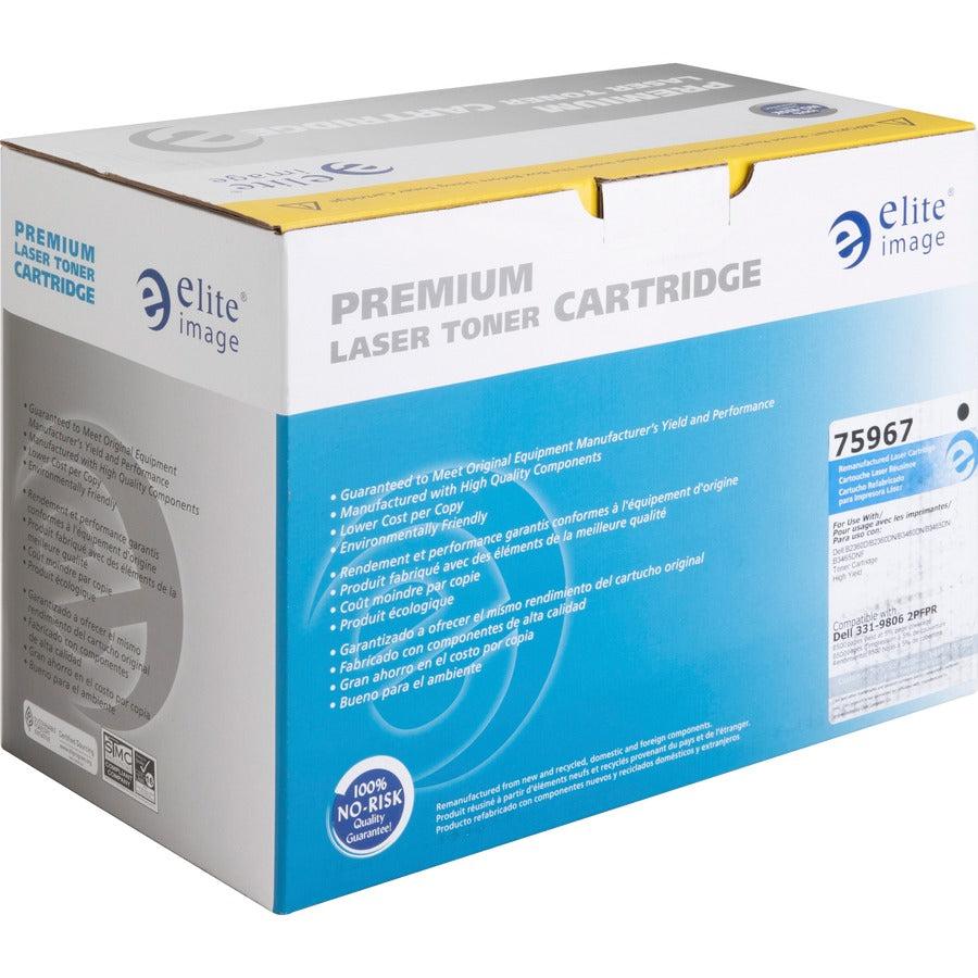 Elite Image Remanufactured High Yield Laser Toner Cartridge 331-9805 - Black - 1 Each