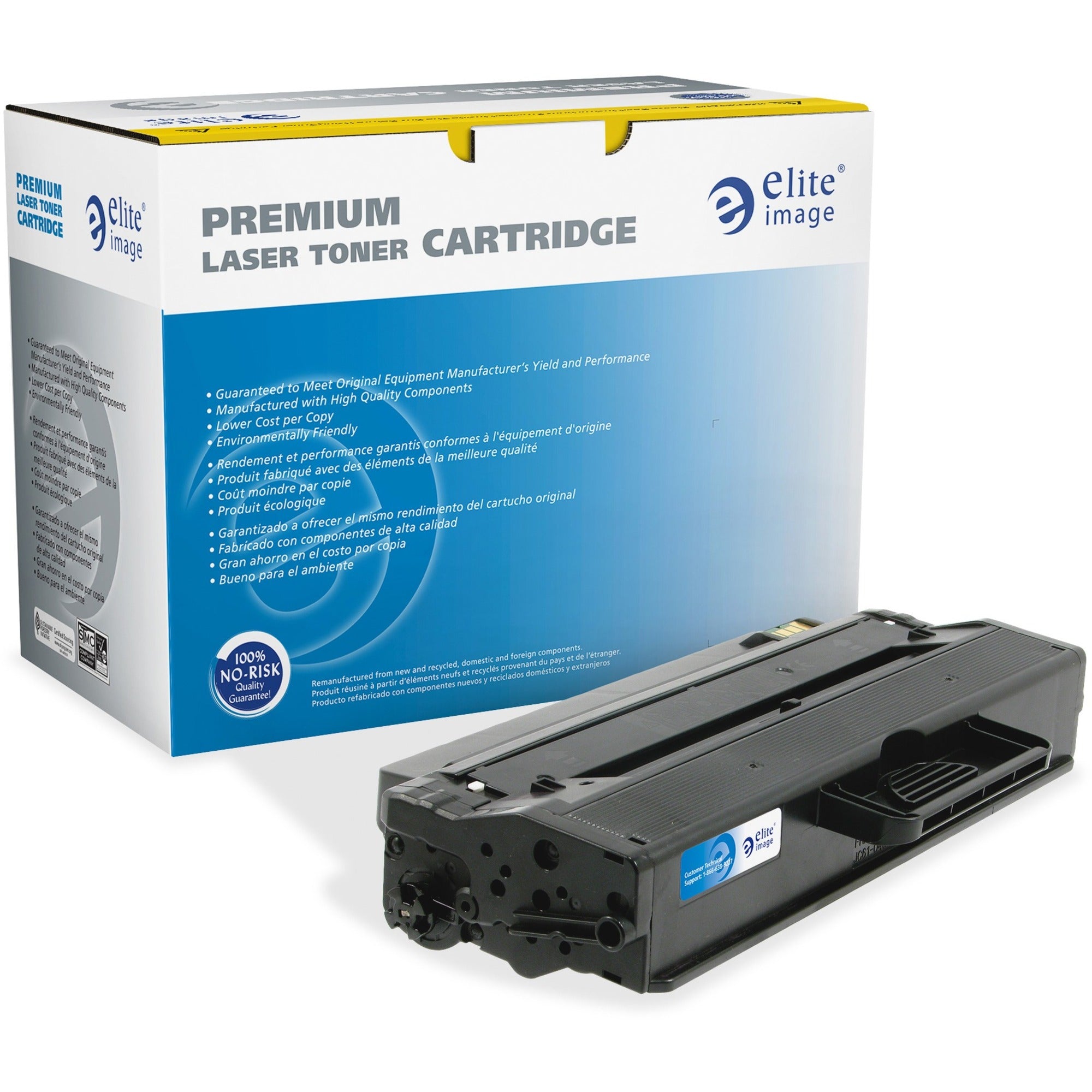 Elite Image Remanufactured High Yield Laser Toner Cartridge 331-7328 - Black - 1 Each