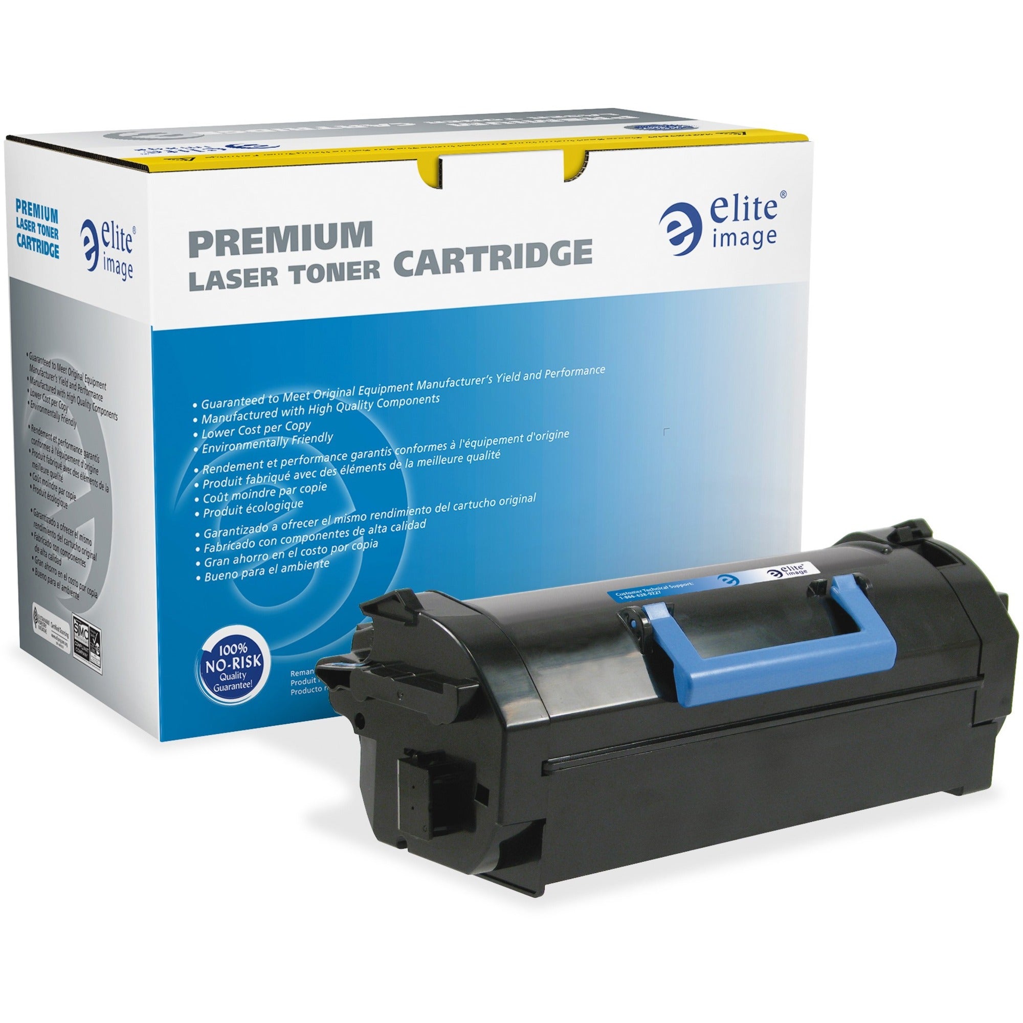 Elite Image Remanufactured Extra High Yield Laser Toner Cartridge - Black - 1 Each