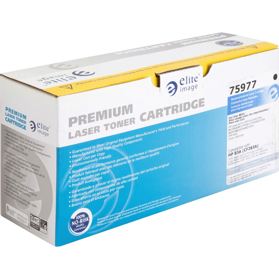 Elite Image Remanufactured Laser Toner Cartridge 83A - Black - 1 Each