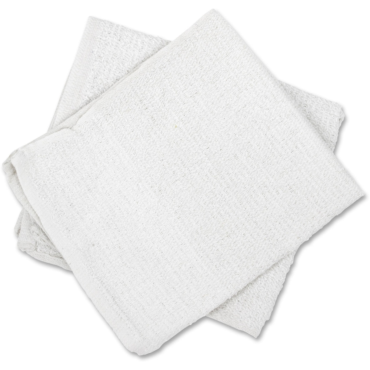 TASKBrand Bar Mops - For Office, School, Restaurant - Cloth - Absorbent, Durable, Reusable - White - 60 / Carton