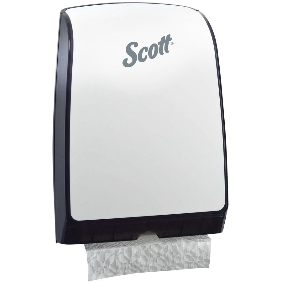 Multifold Dispenser - 225 x Towel - 13.7" Height x 9.8" Width x 2.9" Depth - White - Compact, Easy-to-load - 1 Each