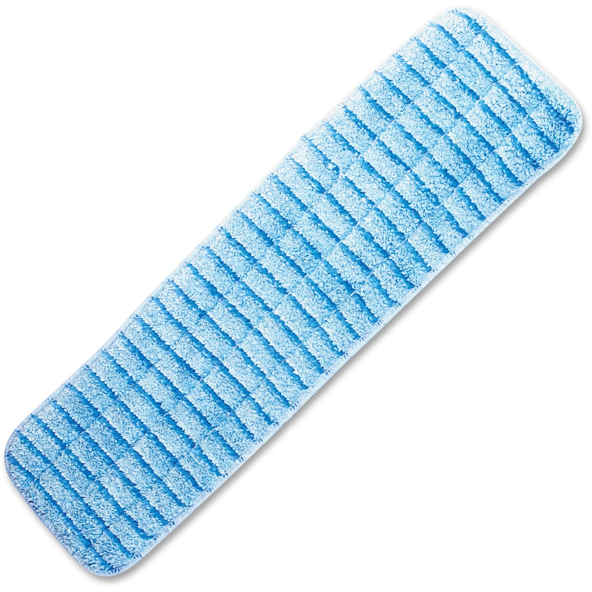 5" Width x 18" Length - Absorbent, Durable, Washable - MicroFiber, Polypropylene - Blue - 12 / Bag