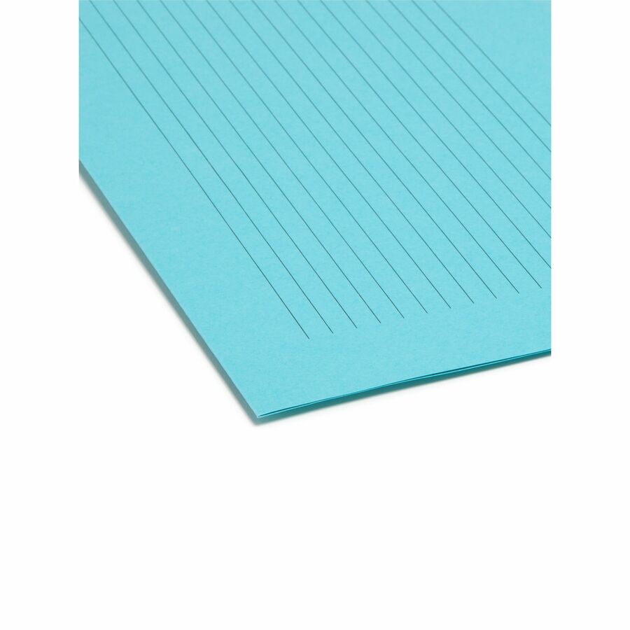 Smead SuperTab 1/3 Tab Cut Letter Size Recycled File Folders, Top Tab, Assorted Colors (Pink, Yellow, Goldenrod, Aqua), 11 pt., 12 Pack