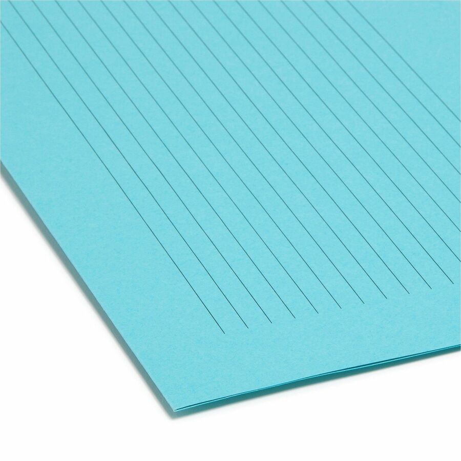 Smead SuperTab 1/3 Tab Cut Letter Size Recycled File Folders, Top Tab, Assorted Colors (Pink, Yellow, Goldenrod, Aqua), 11 pt., 12 Pack