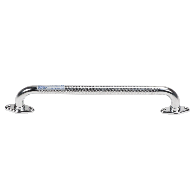 Rotating Flange Knurled Grab Bar, 18", Multi, 1 Quantity per Box, 3 Boxes per Case
