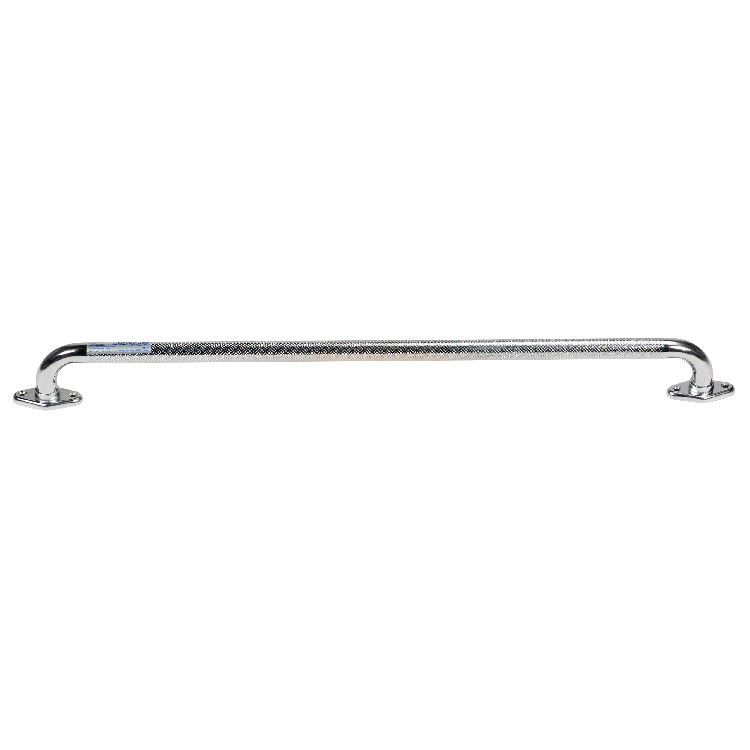 Rotating Flange Knurled Grab Bar, 24", Single, 1 Quantity per Box