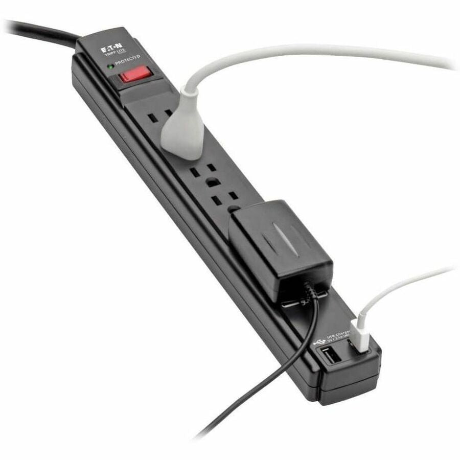 6 x NEMA 5-15R, 2 x USB - 1875 VA - 990 J - 120 V AC Input - 6 ft