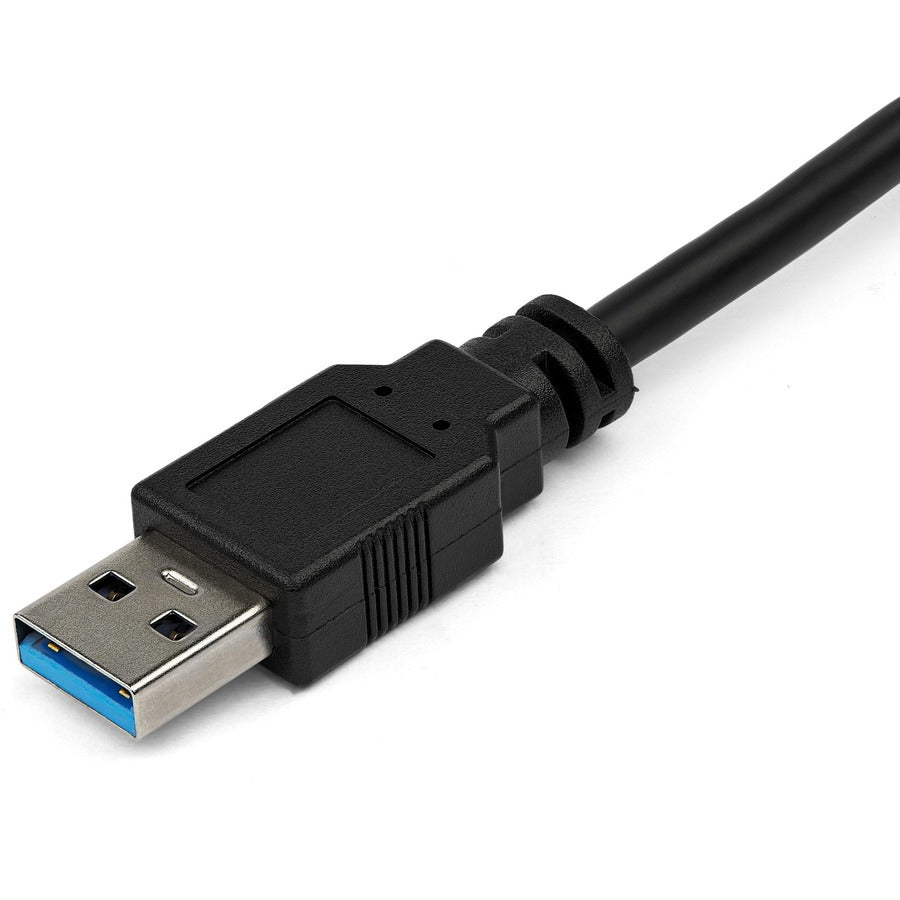 StarTech.com USB 3.0 to Gigabit Network Adapter with Built-In 2-Port USB Hub