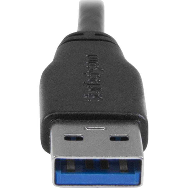 StarTech.com Slim Micro USB 3.0 Cable - M/M - Right-Angle Micro-USB - 0.5m (20in)