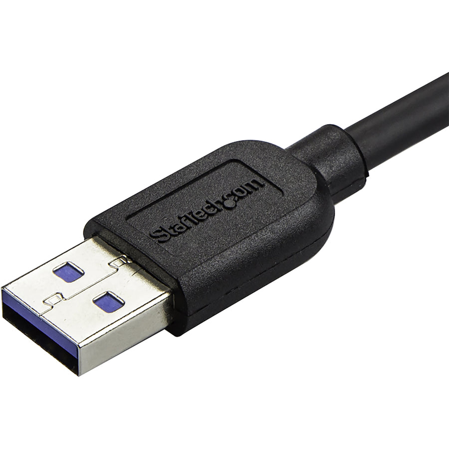 StarTech.com Slim Micro USB 3.0 Cable - M/M - Right-Angle Micro-USB - 0.5m (20in)