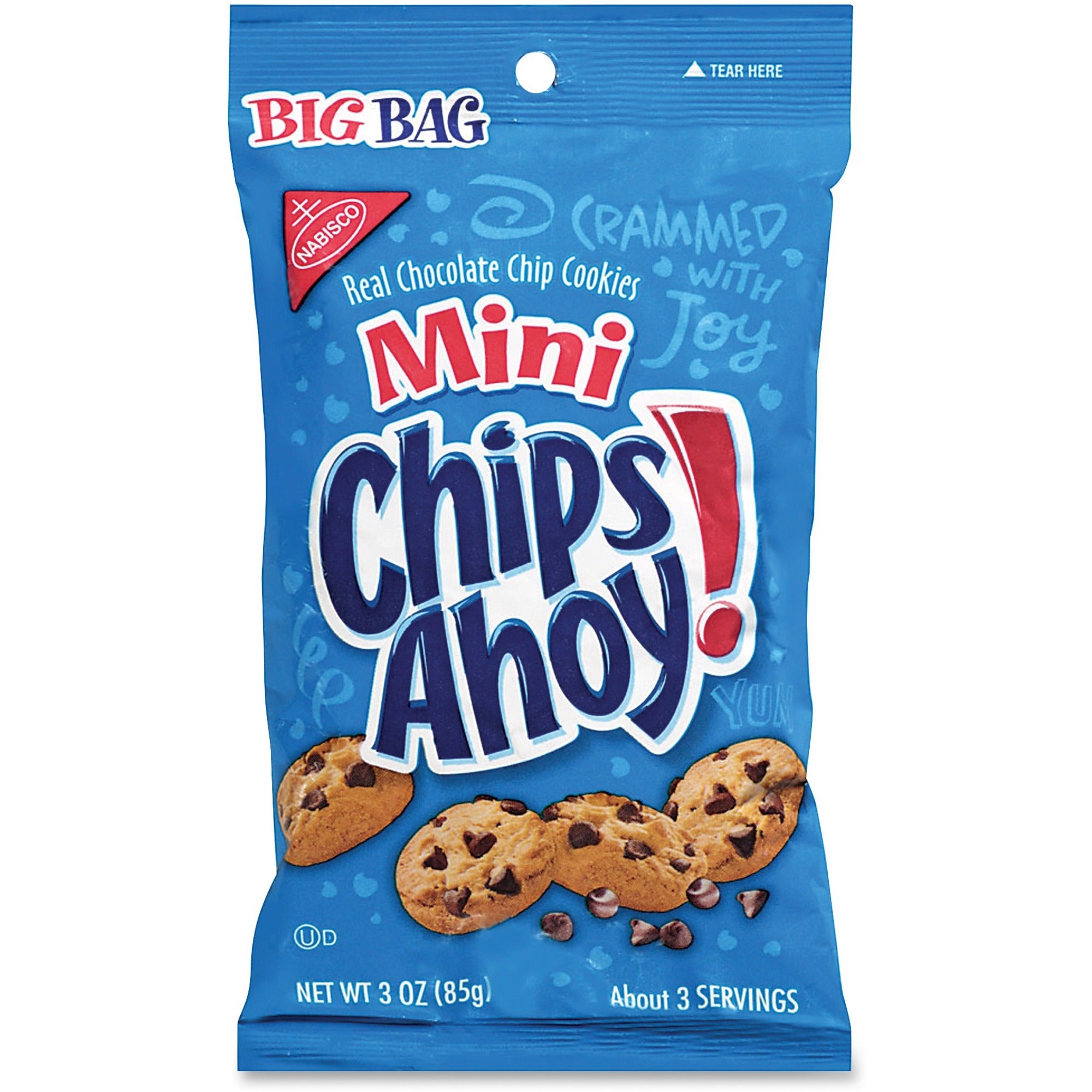 Chocolate Chip - 1 Serving Bag - 3 oz - 12 / Carton