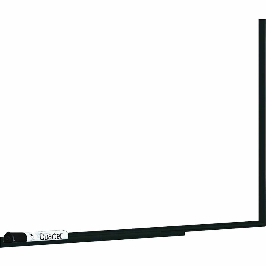 Quartet Fusion Nano-Clean Magnetic Dry-Erase Board - 48" (4 ft) Width x 36" (3 ft) Height - White Surface - Black Aluminum Frame - Horizontal/Vertical - Magnetic - 1 Each