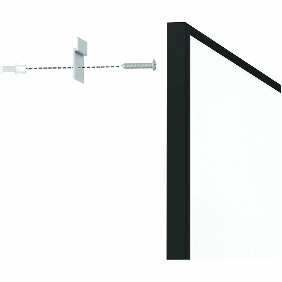 Quartet Fusion Nano-Clean Magnetic Dry-Erase Board - 48" (4 ft) Width x 36" (3 ft) Height - White Surface - Black Aluminum Frame - Horizontal/Vertical - Magnetic - 1 Each