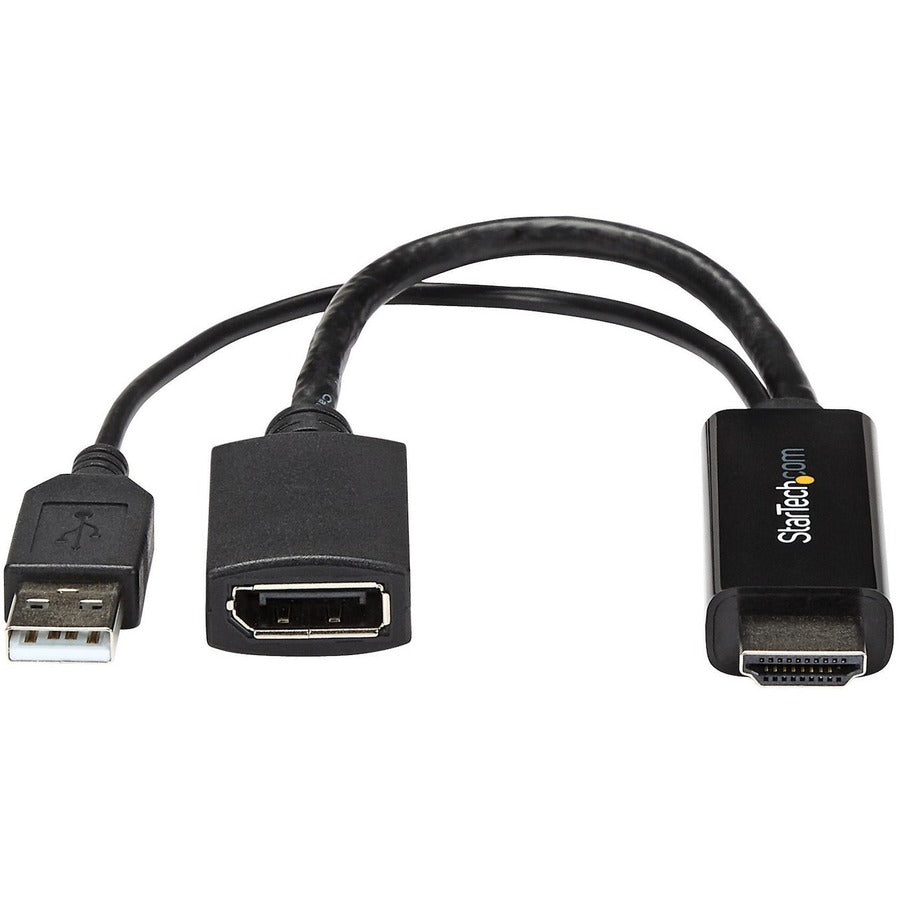 StarTech.com HDMI to DisplayPort Converter- HDMI to DP Adapter with USB Power - 4K