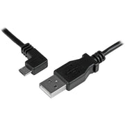 StarTech.com 1m Left-Angle Micro-USB 2.0 Charging Cable for Tablets and Phones