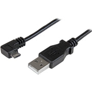 StarTech.com 1m Right-Angle Micro-USB 2.0 Charging Cable for Tablets and Phones