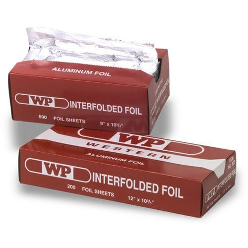 9" Width x 10.75" Length - Interfolded - Plastic - Silver - 3000 / Sheet