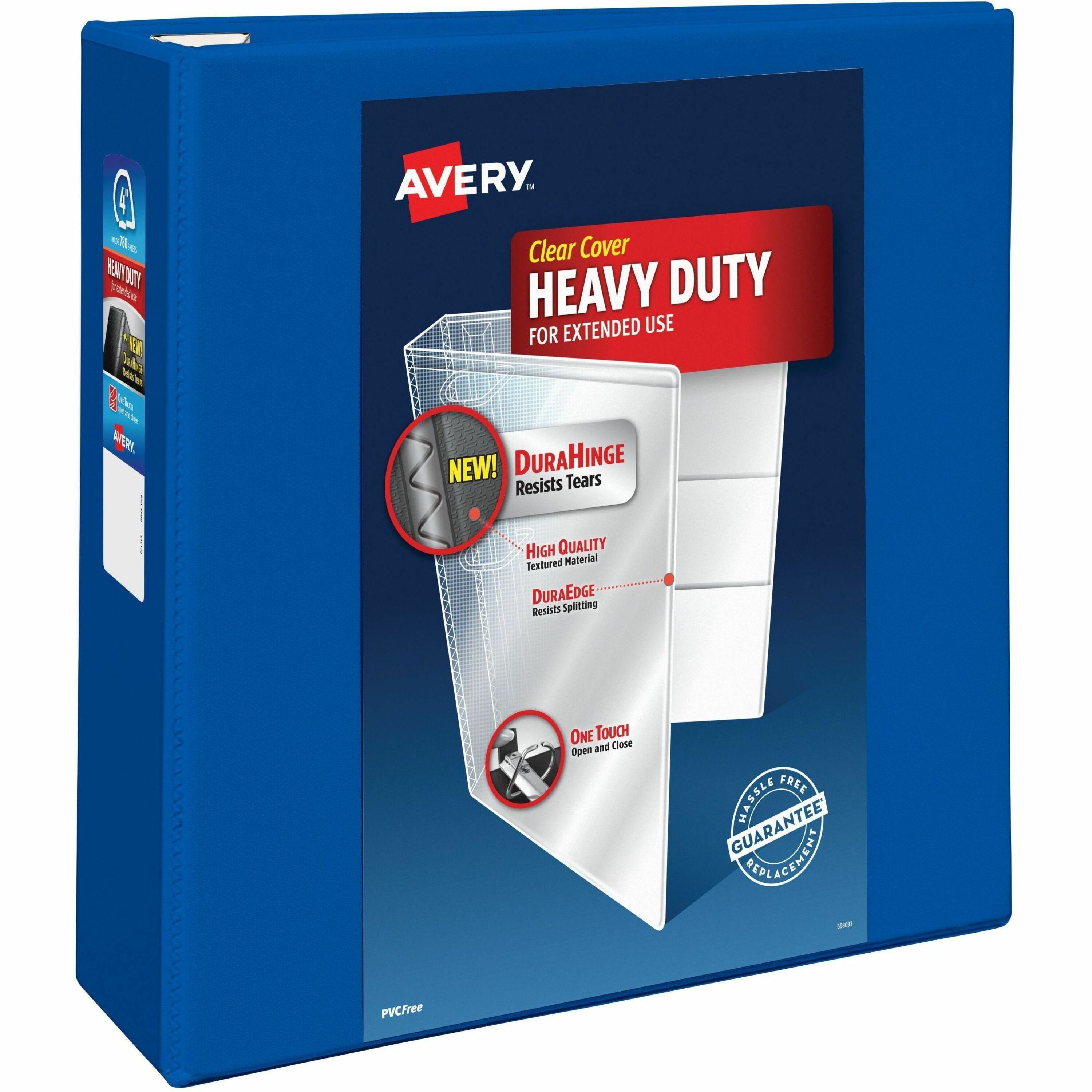 Avery&reg; Heavy-Duty View Pacific Blue 4" Binder (79814)