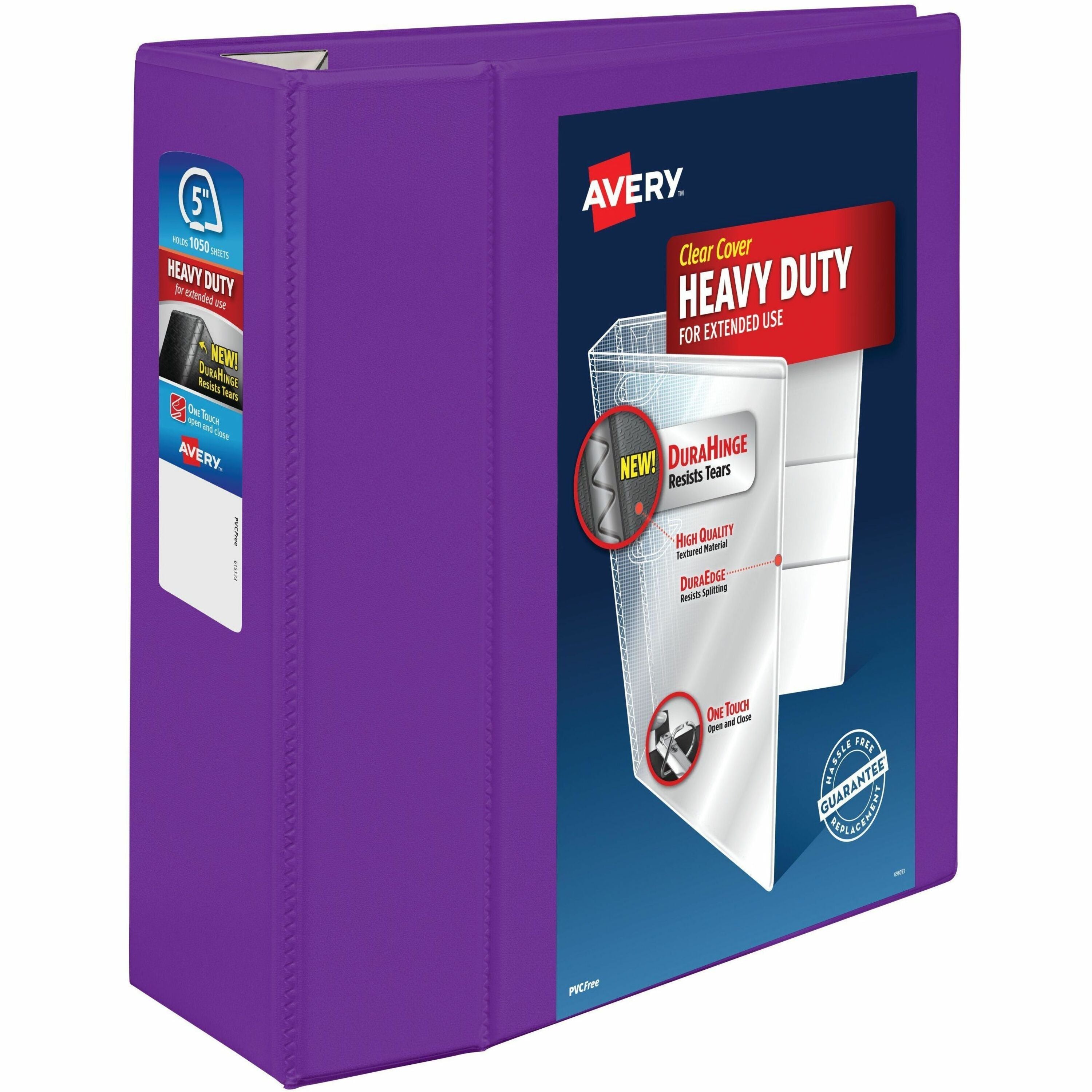 Avery&reg; Heavy-Duty View Purple 5" Binder (79816)