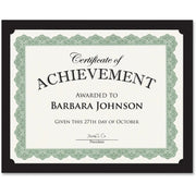 Geographics Recycled Certificate Holder - Black - 30% Recycled - 10 / Pack