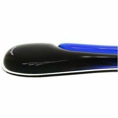 Kensington Duo Gel Wave Keyboard Wrist Rest - 0.41" Height x 18.88" Width x 3.50" Depth - Black & Blue - 1 Each