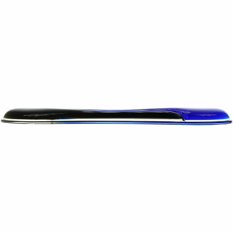 Kensington Duo Gel Wave Keyboard Wrist Rest - 0.41" Height x 18.88" Width x 3.50" Depth - Black & Blue - 1 Each