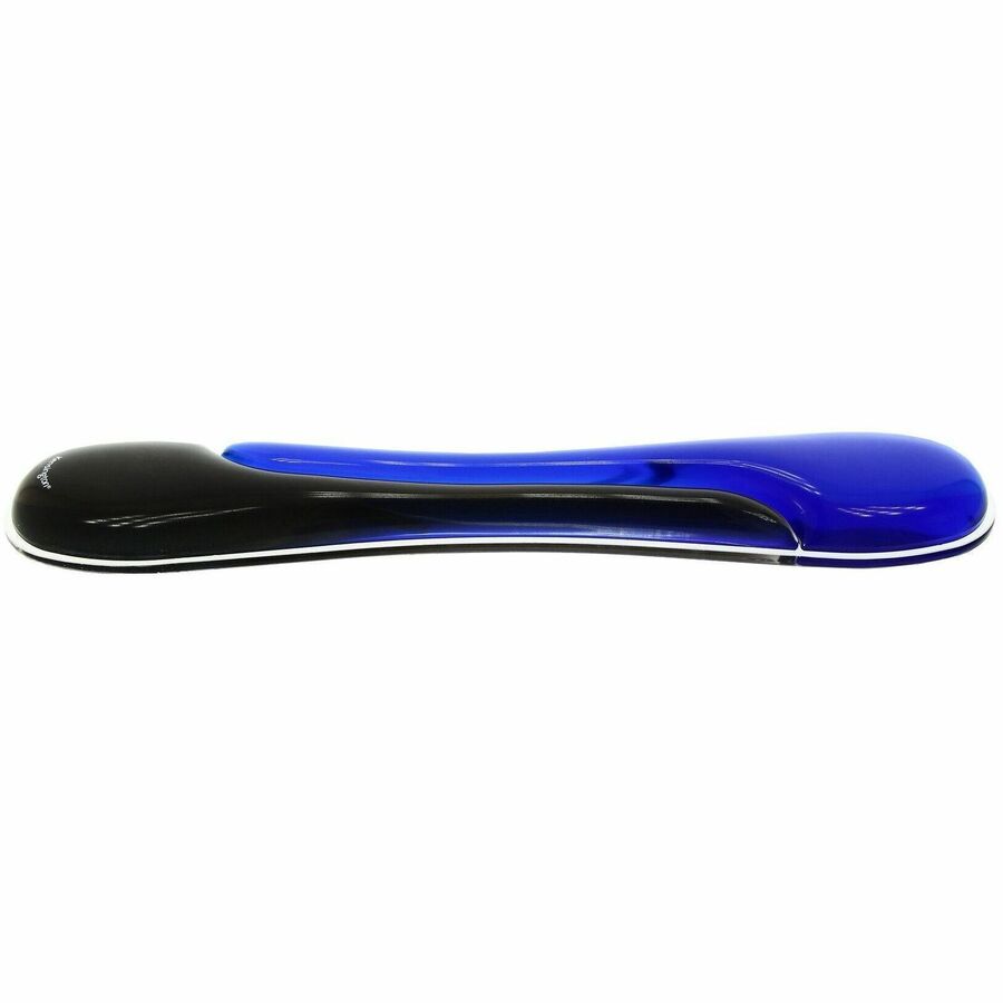 Kensington Duo Gel Wave Keyboard Wrist Rest - 0.41" Height x 18.88" Width x 3.50" Depth - Black & Blue - 1 Each