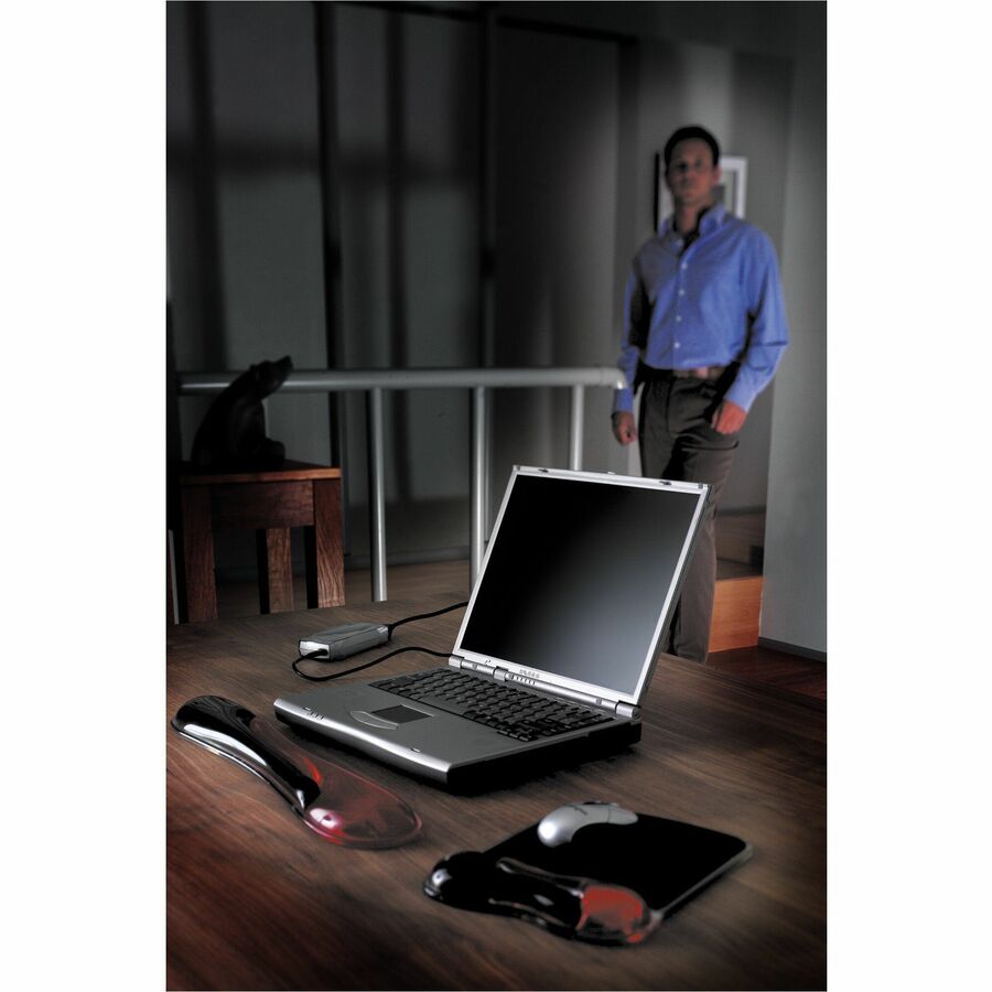 Kensington Duo Gel Wave Keyboard Wrist Rest - 18.88" Width x 3.50" Depth - Red, Black - Gel - Slip Resistant - 1 Each