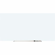 Lorell Magnetic Dry-Erase Glass Board - 72" (6 ft) Width x 36" (3 ft) Height - White Glass Surface - Rectangle - Magnetic - Stain Resistant, Ghost Resistant, Smooth Writing - 1 Each