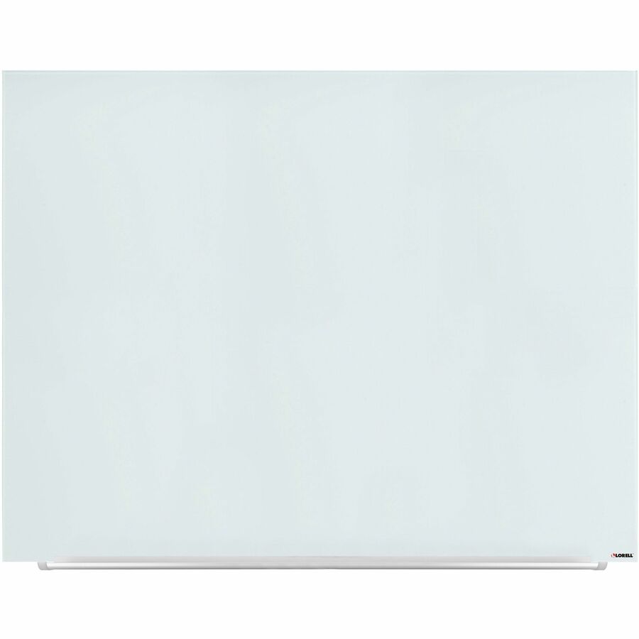 Lorell Magnetic Dry-Erase Glass Board - 46.5" (3.9 ft) Width x 36" (3 ft) Height - White Glass Surface - Rectangle - Magnetic - Stain Resistant, Ghost Resistant, Smooth Writing - 1 Each