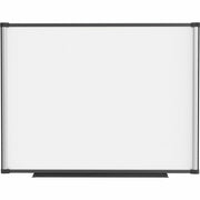 Lorell Magnetic Dry-erase Board - 48" (4 ft) Width x 36" (3 ft) Height - Aluminum Steel Frame - Rectangle - Magnetic - Marker Tray - 1 Each
