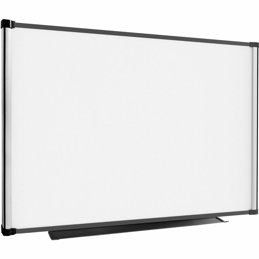 Lorell Magnetic Dry-erase Board - 48" (4 ft) Width x 36" (3 ft) Height - Aluminum Steel Frame - Rectangle - Magnetic - Marker Tray - 1 Each