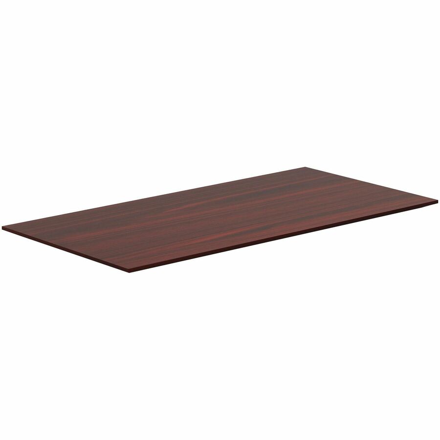 Lorell Relevance Series Tabletop - Laminated, Mahogany Rectangle Top - 48" Table Top Width x 24" Table Top Depth x 1" Table Top Thickness - 47.63" Width x 23.63" Depth - Conferencing - Assembly Required - 1 Each