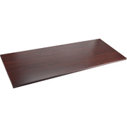 Lorell Relevance Series Tabletop - Laminated, Mahogany Rectangle Top - 48" Table Top Width x 24" Table Top Depth x 1" Table Top Thickness - 47.63" Width x 23.63" Depth - Conferencing - Assembly Required - 1 Each