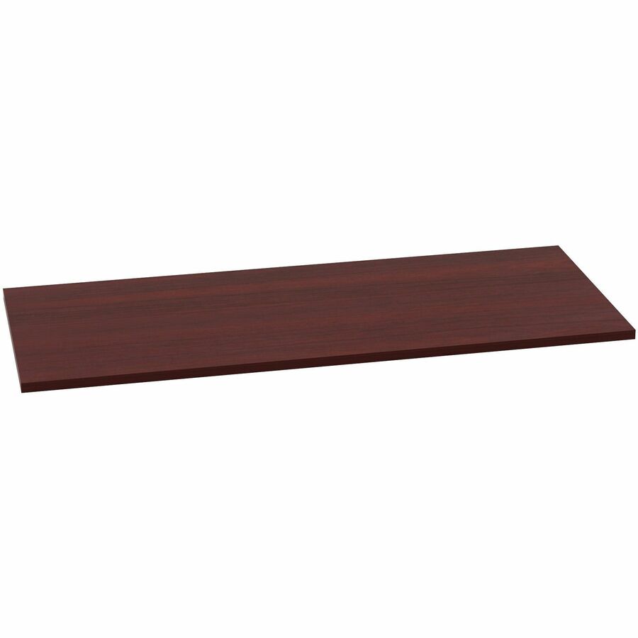 Lorell Relevance Series Tabletop - Laminated, Mahogany Rectangle Top - 48" Table Top Width x 24" Table Top Depth x 1" Table Top Thickness - 47.63" Width x 23.63" Depth - Conferencing - Assembly Required - 1 Each