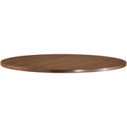 Lorell Essentials Conference Tabletop - x 1" Thickness x 48" Diameter Table Top, 1" Height x 47.3" Width x 47.3" Depth - Band Edge - Finish: Walnut Laminate - For Meeting, Office - 1 Each