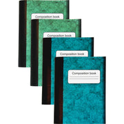80 Sheets - 4.25" Height x 3.3" Width - Multi-colored Cover - Sturdy Cover, Durable - 4 / Pack