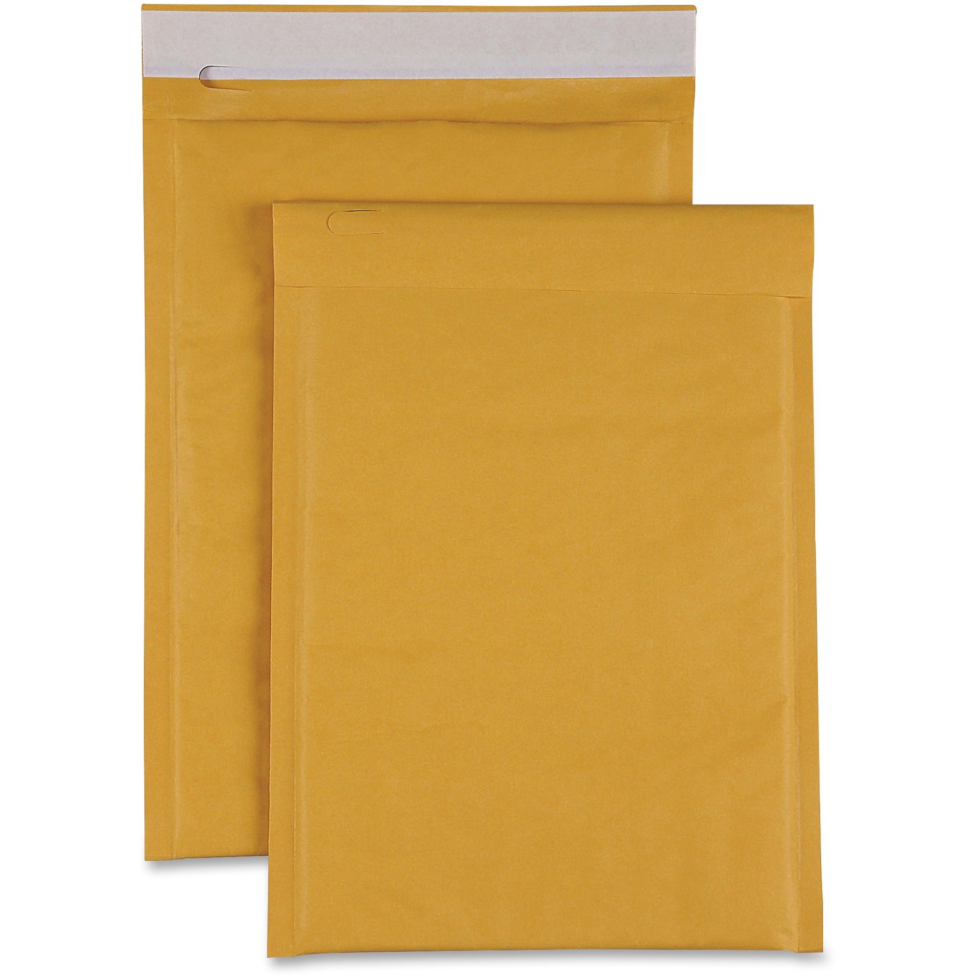 Bubble - #00 - 5" Width x 10" Length - Self-sealing - Kraft - Kraft - 250 / Carton