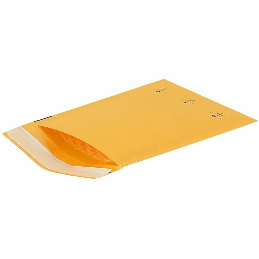 Bubble - #0 - 6" Width x 10" Length - Self-sealing - Kraft - Kraft - 200 / Carton