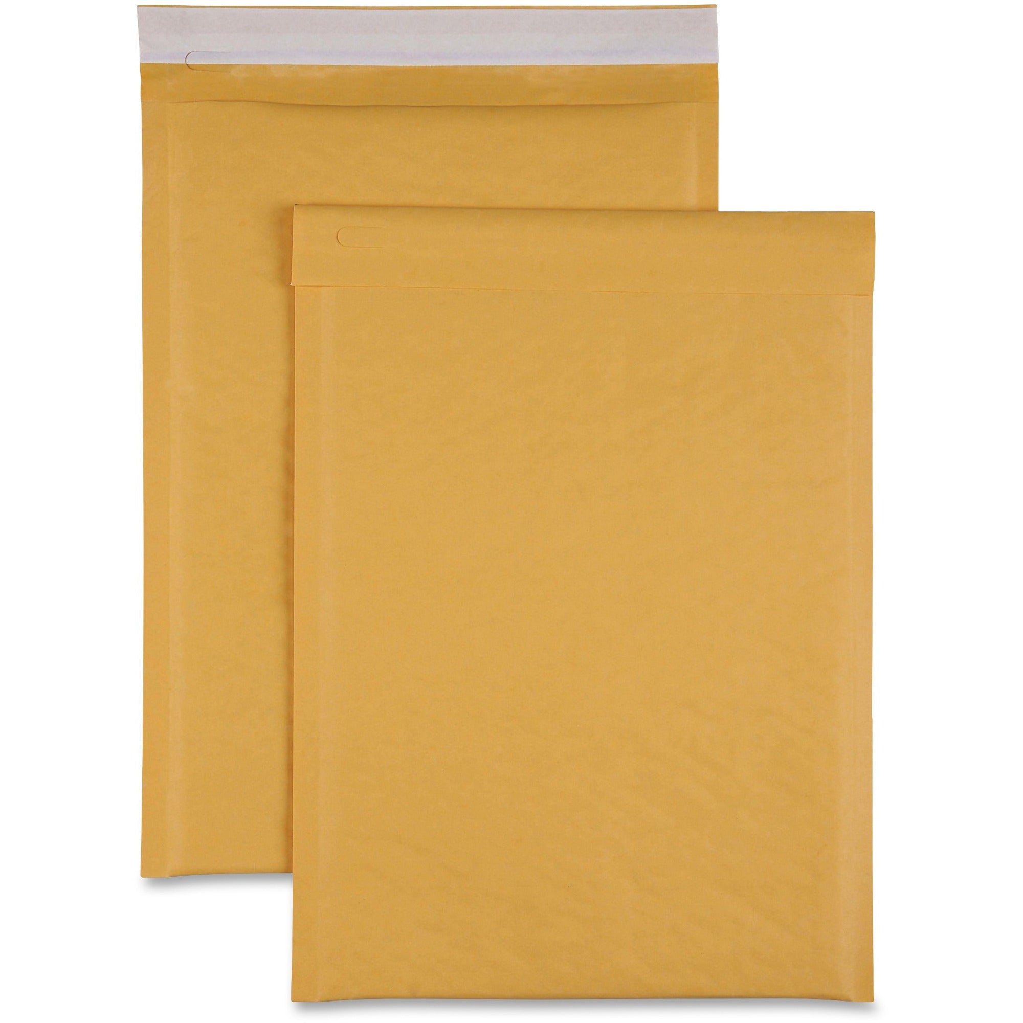 Bubble - #4 - 9 1/2" Width x 14 1/5" Length - Self-sealing - Kraft - Kraft - 100 / Carton