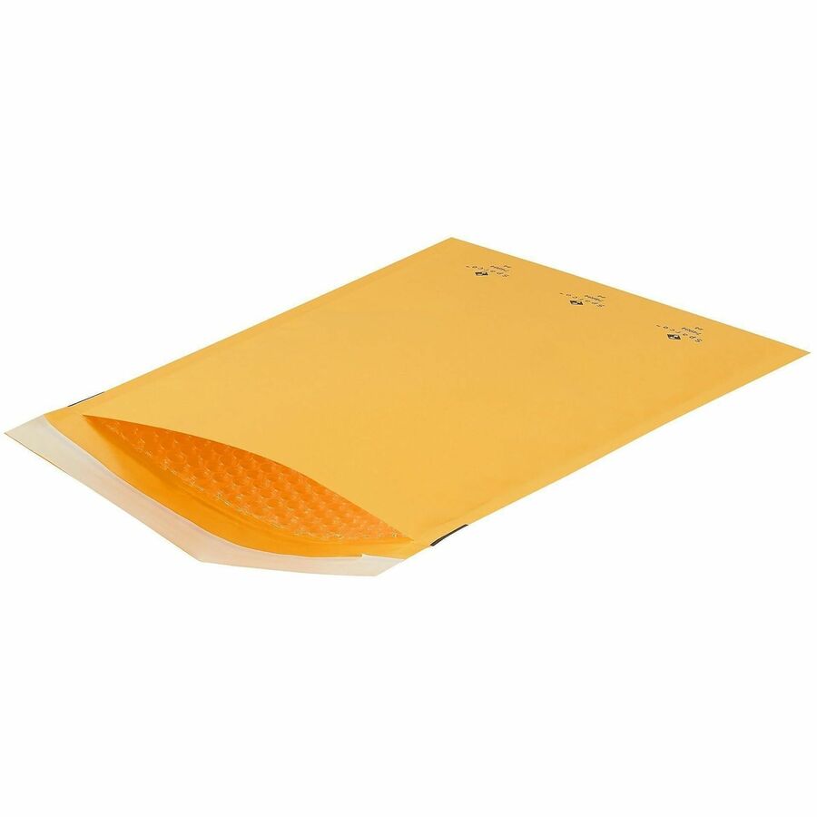 Bubble - #4 - 9 1/2" Width x 14 1/5" Length - Self-sealing - Kraft - Kraft - 100 / Carton