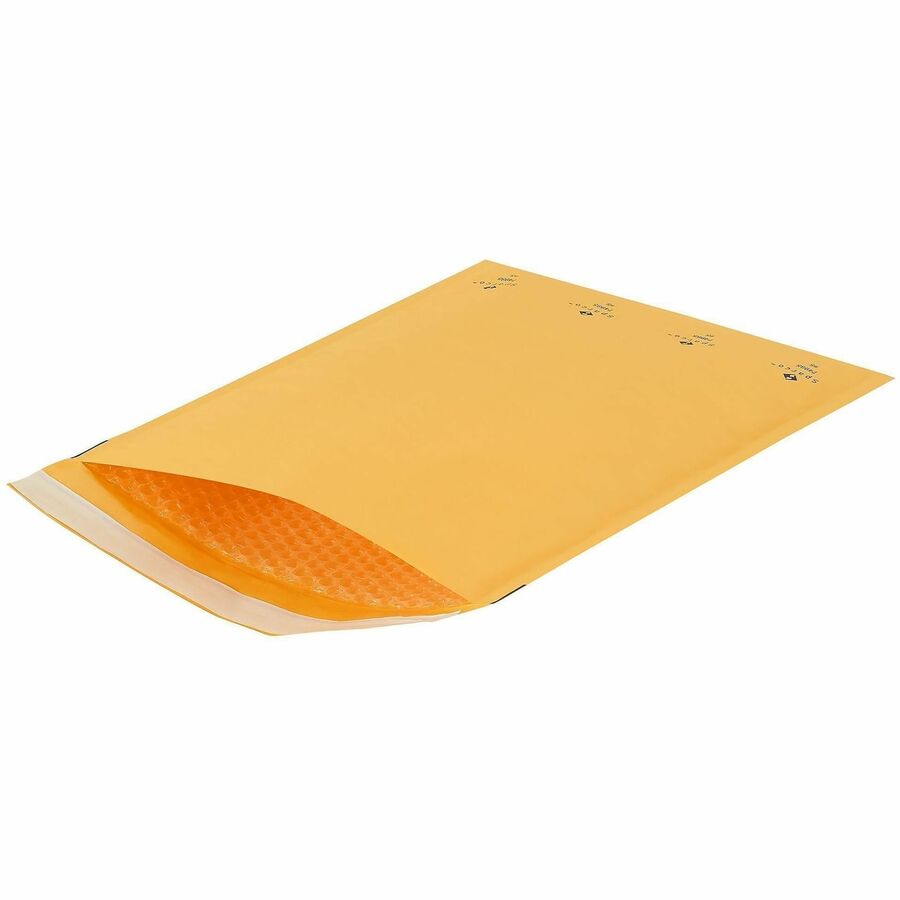 Bubble - #5 - 10 1/2" Width x 16" Length - Self-sealing - Kraft - Kraft - 100 / Carton