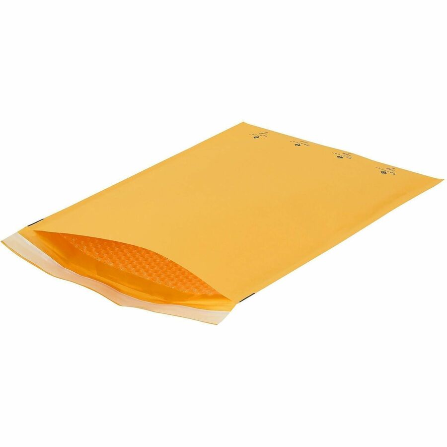 Bubble - #6 - 12 1/2" Width x 19" Length - Self-sealing - Kraft - Kraft - 50 / Carton