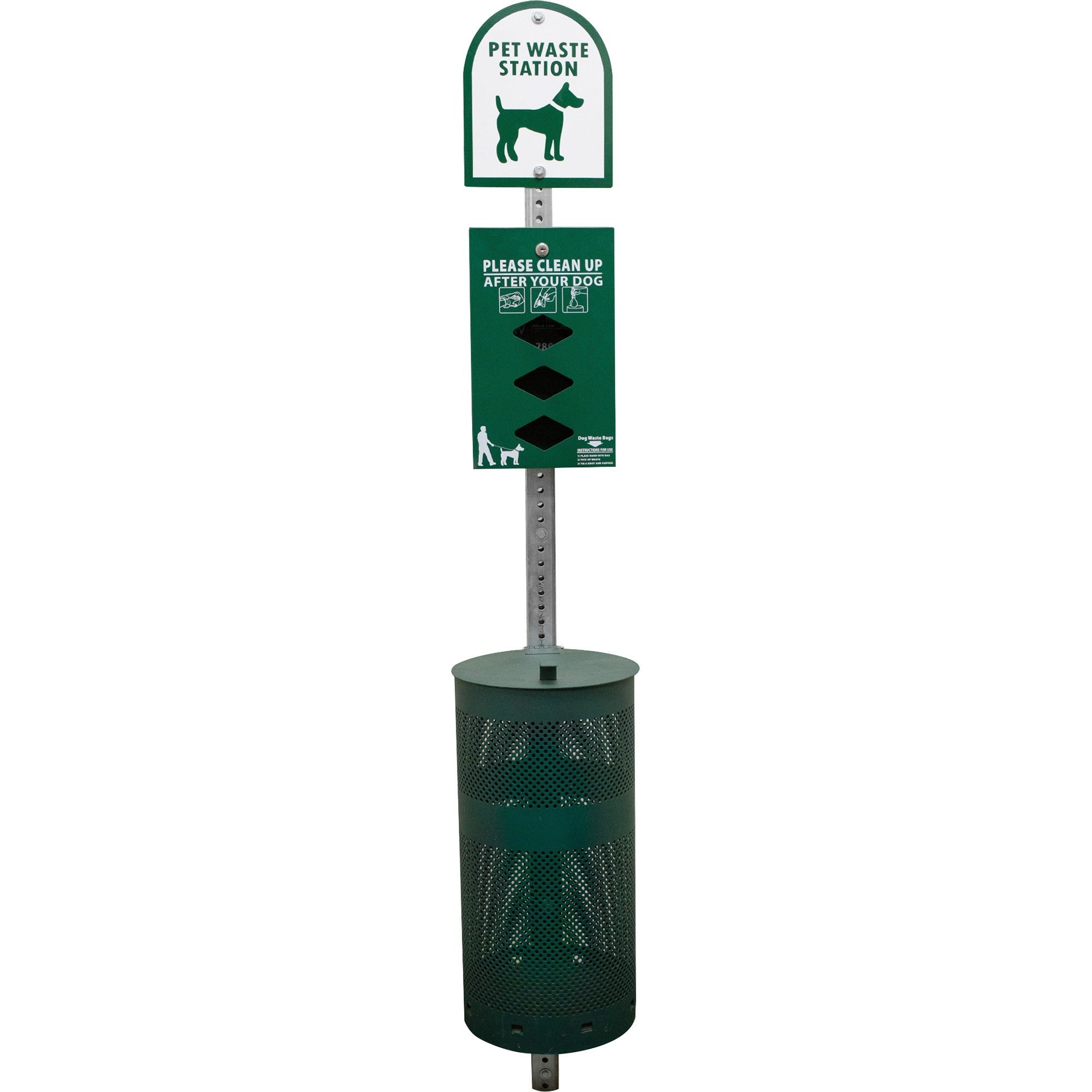 Rust Resistant - Powder Coated Aluminum - Green - 1 Each
