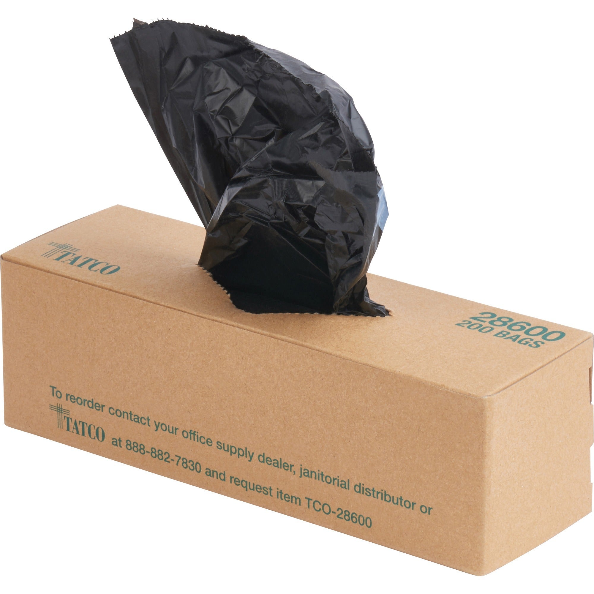 Black - Waste Disposal, Office, Park, Home - 200/Box - 10 / Carton