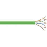 Black Box CAT6 250-MHz Solid Bulk Cable - 1000 ft Category 6 Network Cable for Network Device - First End: Bare Wire - Second End: Bare Wire - CMP, Plenum - 23 AWG - Green - 1 Each - TAA Compliant