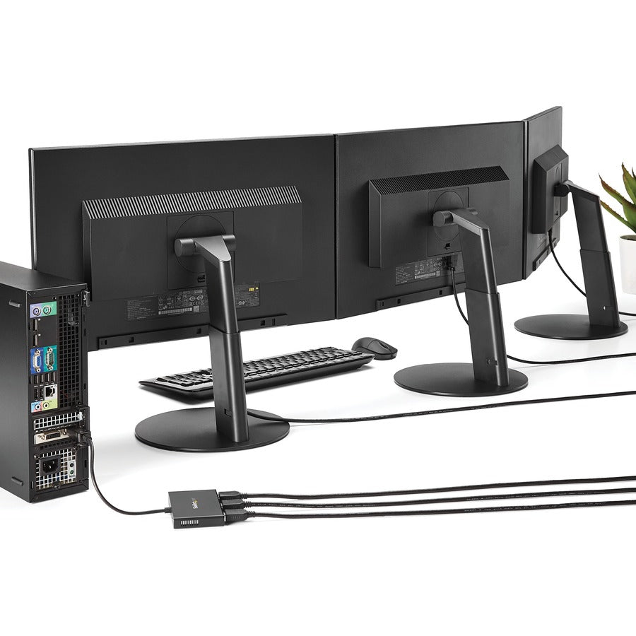 StarTech.com MST Hub - Mini DisplayPort to 3x HDMI